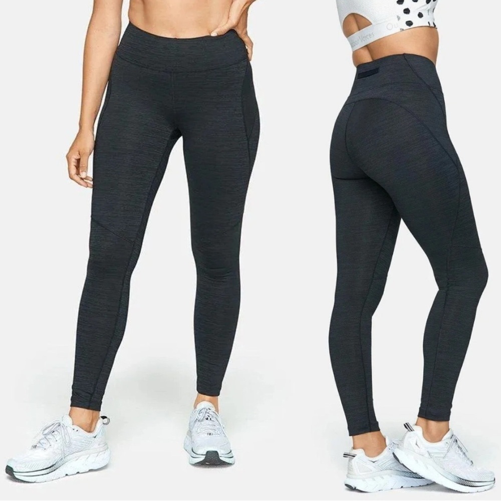 Outdoor Voices TechSweat Core 7/8 Leggings Space Dye Grey Women’s Size M